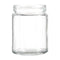 18 oz Standard Glass Jar | Black Plastic Screw Lid