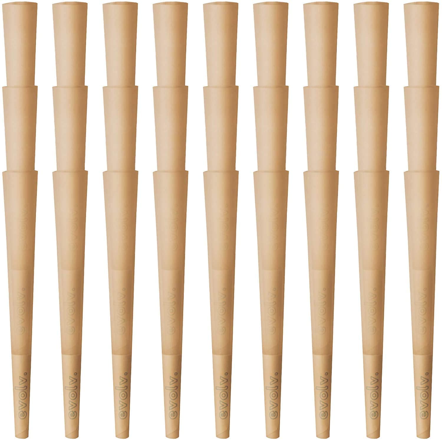 EVOLV Organic Hemp Pre-Rolled Cones | Size: M98 (98mm) | 800/Pack
