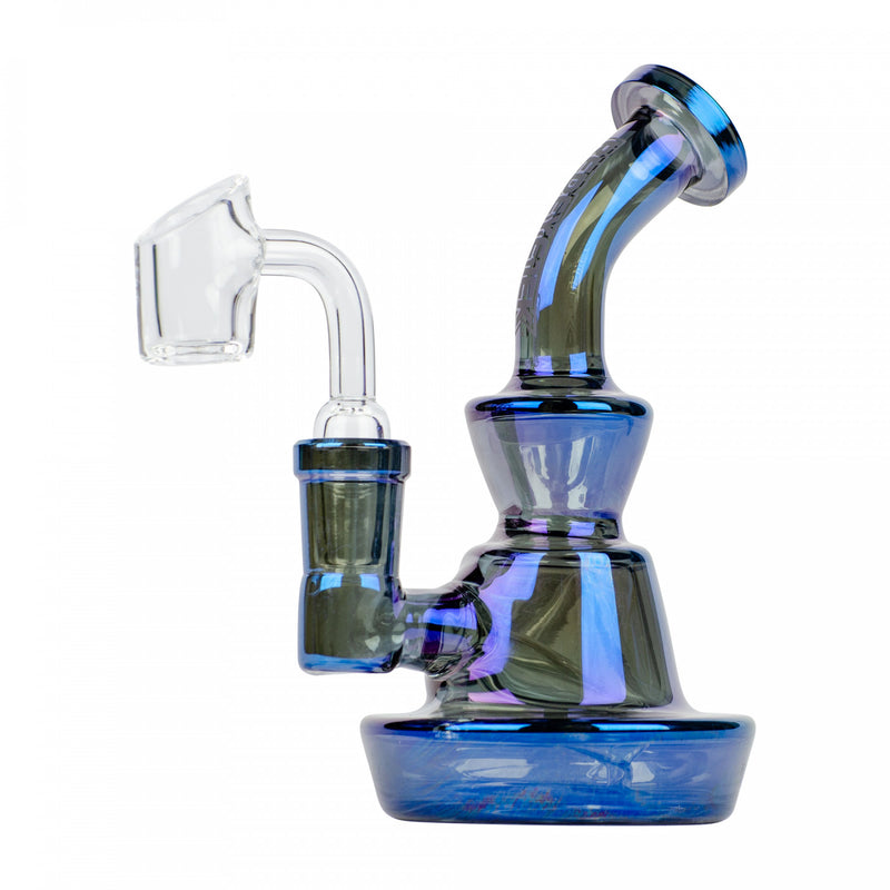 5" Metallic Terminator Finish Concentrate Rig - Red Eye Tek - Blue