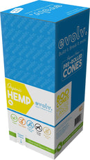 EVOLV Organic Hemp Pre-Rolled Cones | Size: King Size | 800/Pack