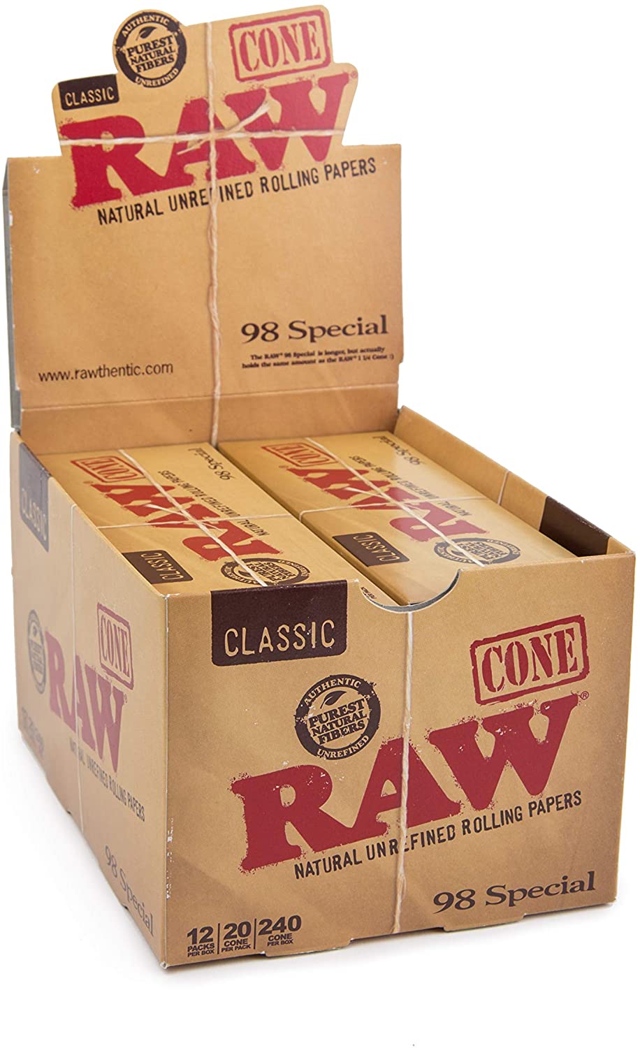 MJ Supply + Co's Featured RAW 98 Special Size Cones