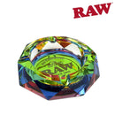 RAW Prism Glass Ashtray - Rainbow