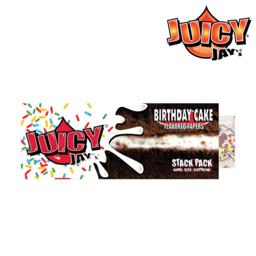 Juicy Jay's Birthday Cake Rolling Papers w/ Tips - King Size