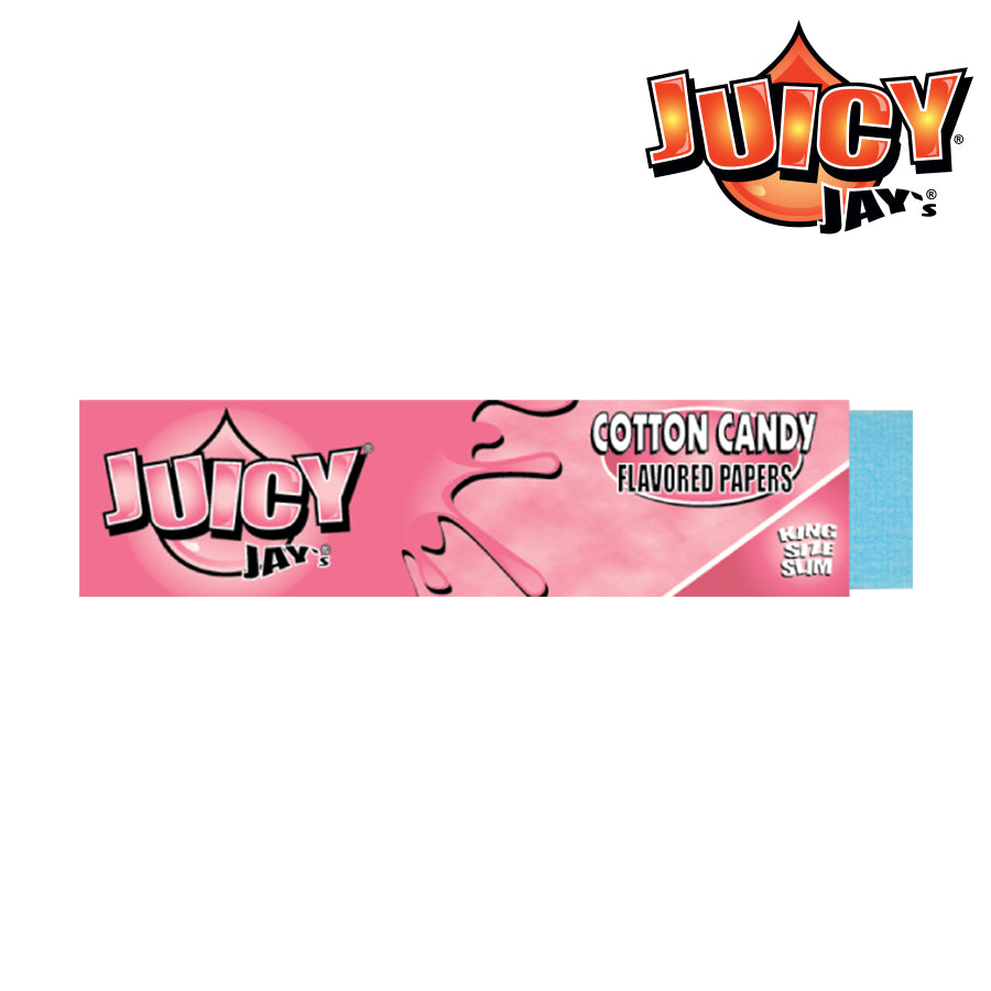 Juicy Jay's King Size Slim Rolling Papers | Regular Mixed Case | 24pk Box (32 leaves/pk)
