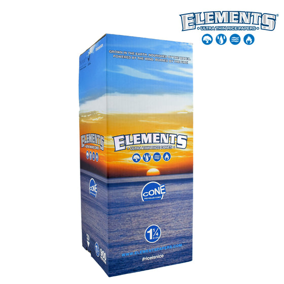 Elements | Ultimate Thin Pre-Rolled Cones | Size: 1 1/4 Box 900pc