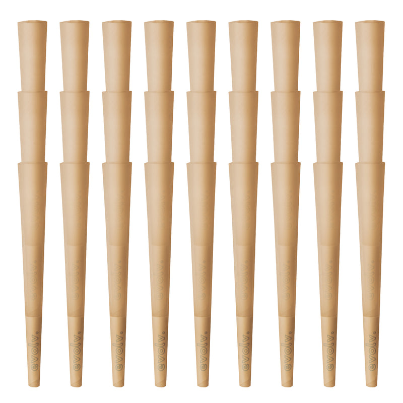 EVOLV Organic Hemp Pre-Rolled Cones | Single Size (Dog Walker) | 70mm/30mm | 800/Pack