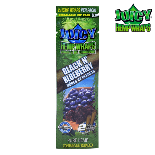 Juicy Hemp Wraps - Black N' Blueberry