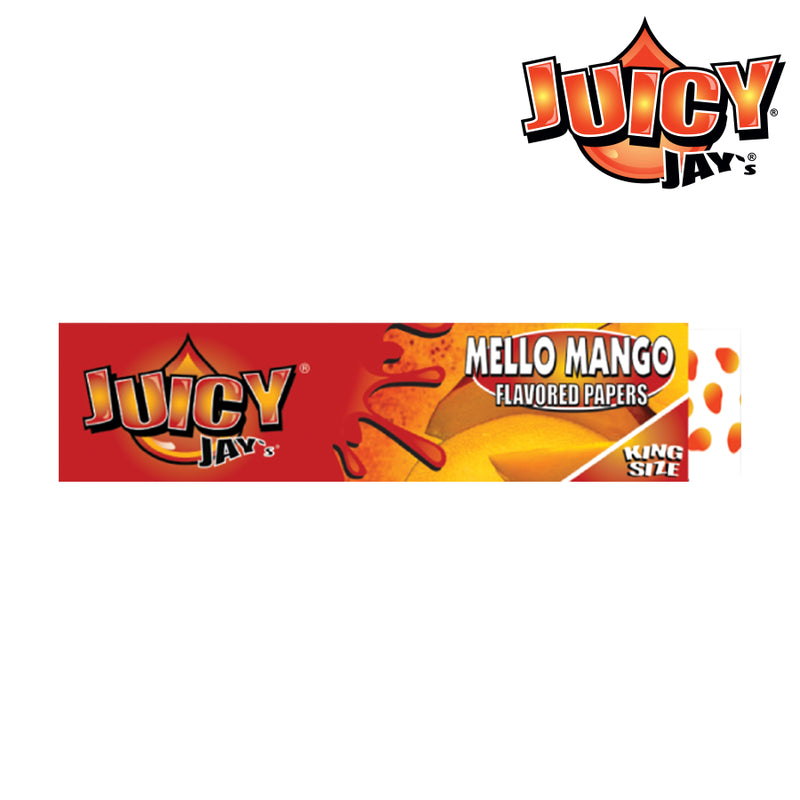Juicy Jay's King Size Slim Rolling Papers | Tropical Mixed Case | 24pk Box (32 leaves/pk)