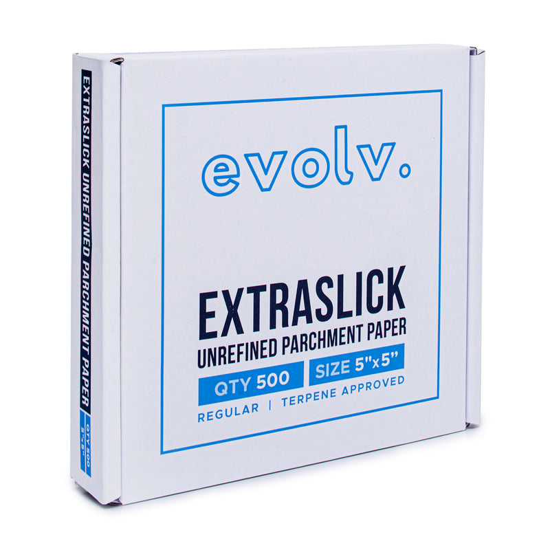 EVOLV, Parchment Squares, Unrefined & Extra-Slick Sheets, 5x5