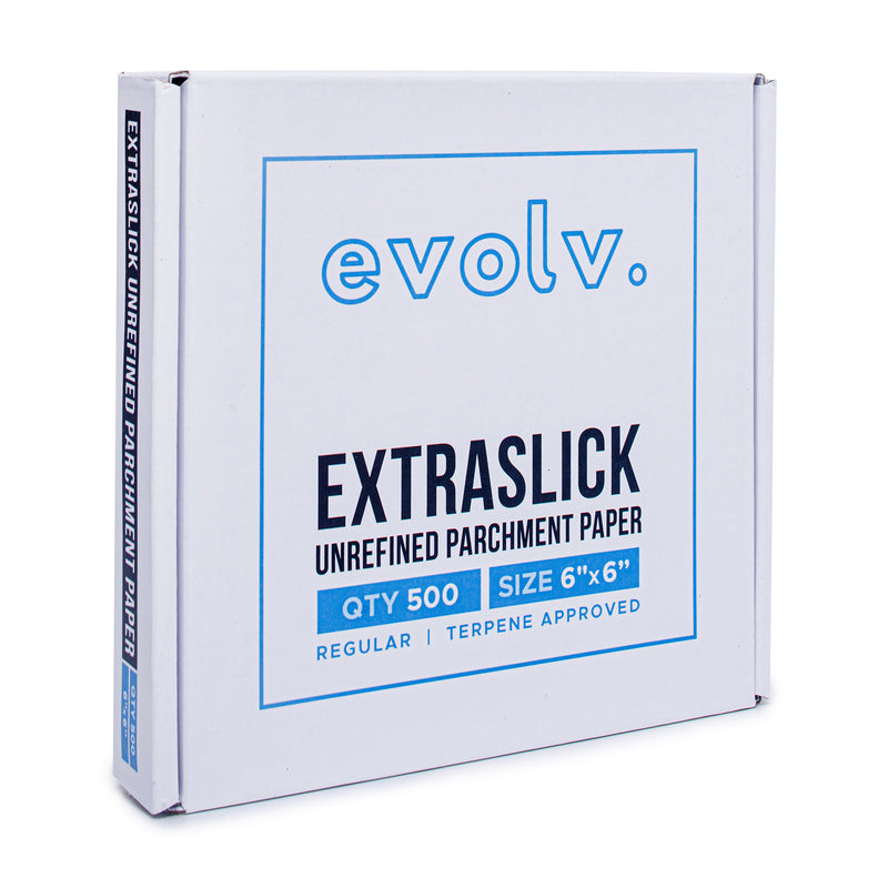 EVOLV | Parchment Squares | Unrefined & Extra-Slick Sheets | 6"x6" | 500 Count