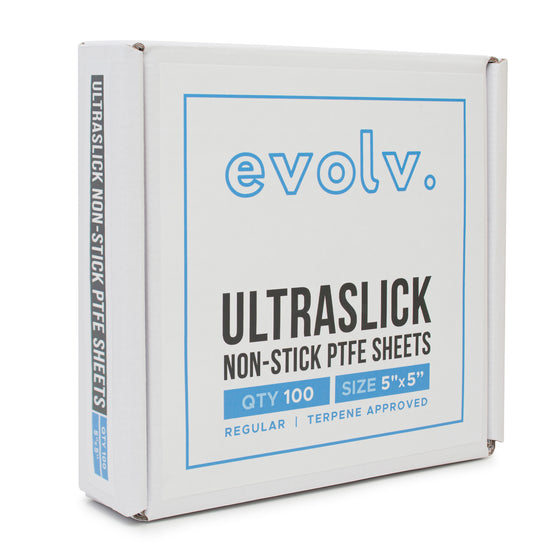 EVOLV | PTFE Ultra Slick Non-Stick Sheets | 5"x5" | 100 Count