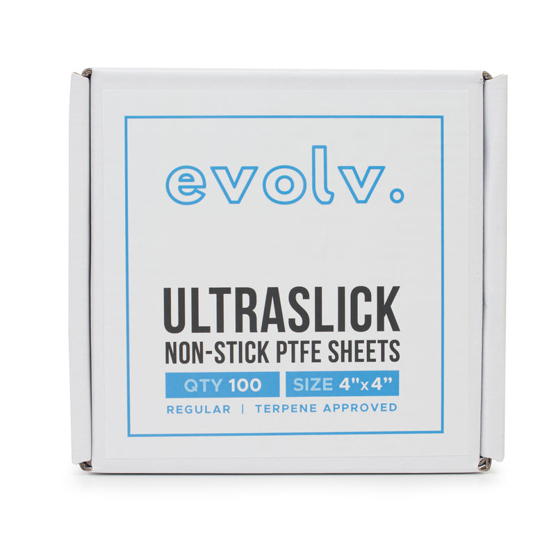EVOLV | PTFE Ultra Slick Non-Stick Sheets | 4"x4" | 100 Count