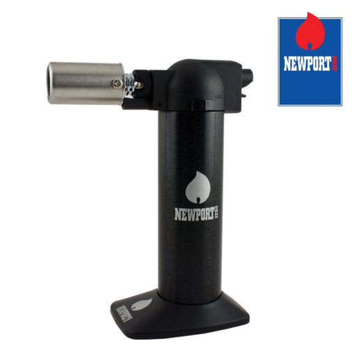 Newport Cigar Torch - Black - No Butane - 6"
