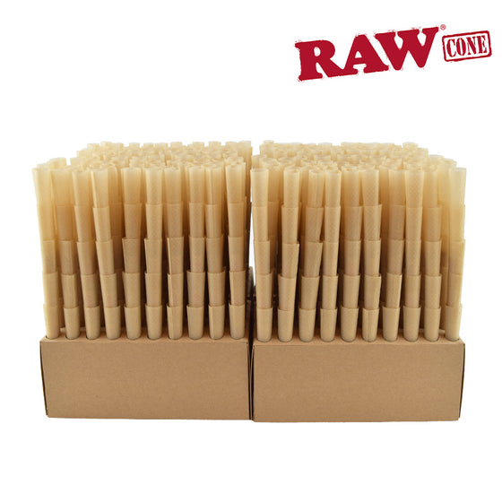 1000 Pack of RAW Unrefined Smoking Cones