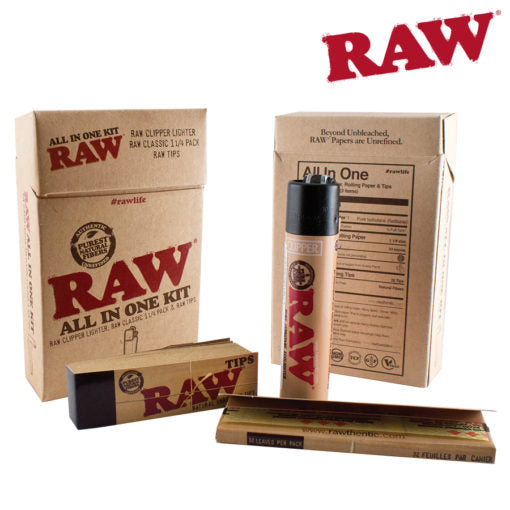 RAW All-In-One Kit Contents Display