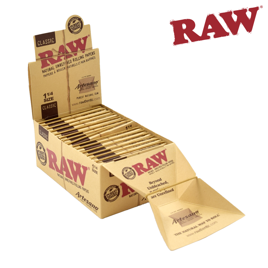 RAW Classic Artesano 1 1/4 w/ Tray, Papers, Tips