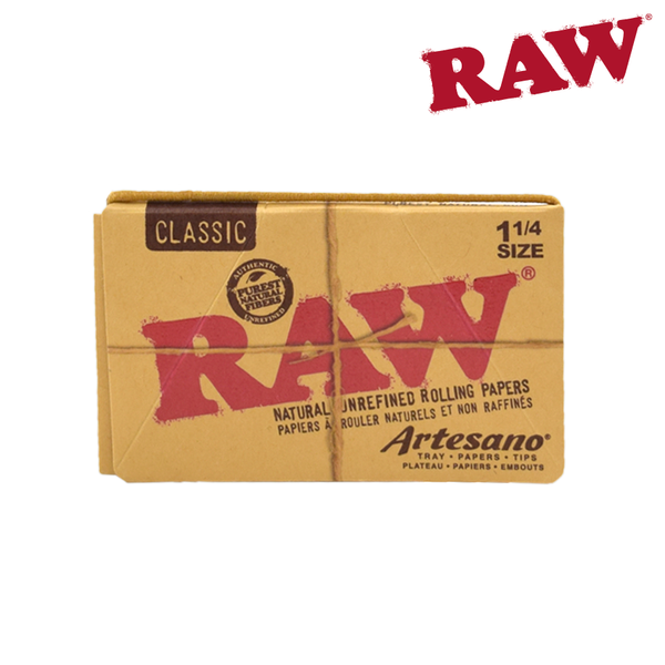 RAW Classic Artesano 1 1/4 w/ Tray, Papers, Tips