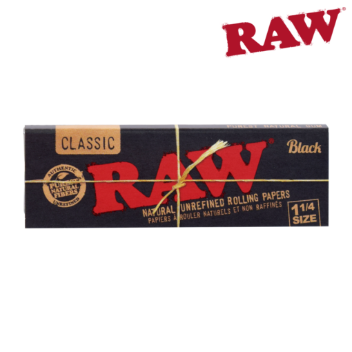 RAW Black Ultra-Thin Rolling Papers Pack