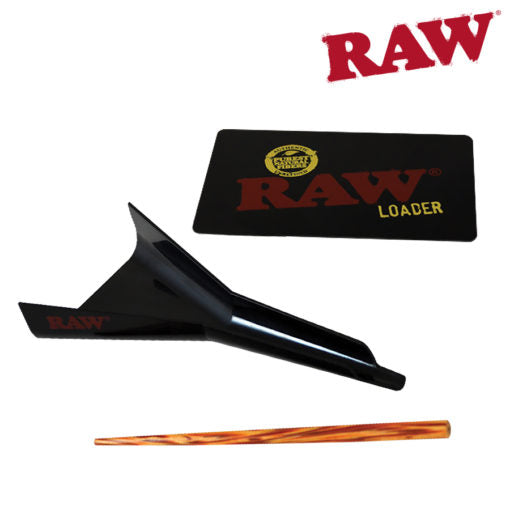 Raw Loader Kit with Scraper, Funnel, and Wooden Packer"