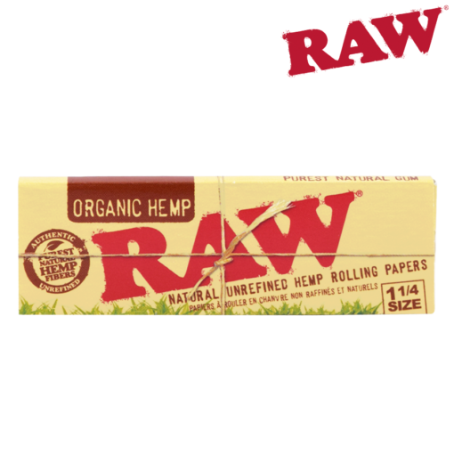 RAW Organic Hemp 1¼ Rolling Papers