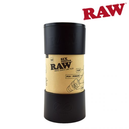 RAW Six Shooter | Lean Size Cone Filler Device | Fills up to 6 Cones at a Time!