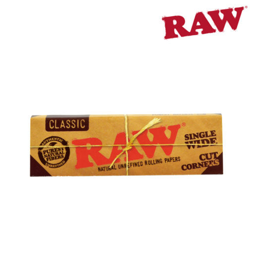 RAW Classic Papers | Size: Single Wide | Cut Corners