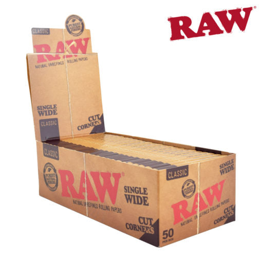 RAW Classic Papers | Size: Single Wide | Cut Corners