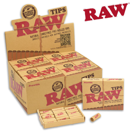 RAW Tips | Pre-Rolled Tips | Regular