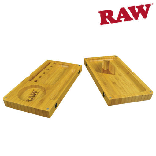 Bamboo Tray with Grinder Cutout by RAW