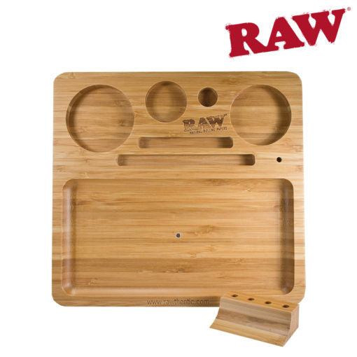 RAW Natural Bamboo Rolling Tray