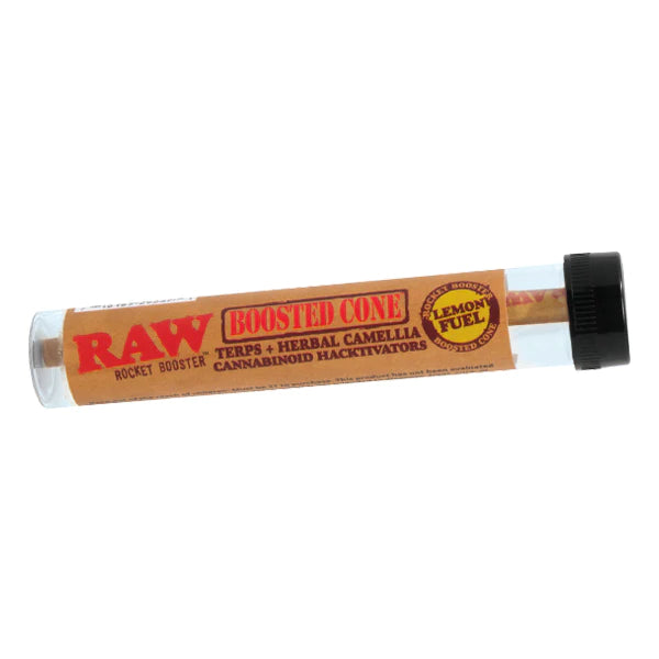 RAW Rocket Booster Cone w/ Cannabinoid Hactivators | Lemon Fuel | King Size