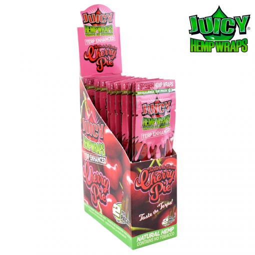 Juicy Terp Enhanced Hemp Wraps - Cherry Pie