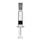 Glass Dab Applicator Luer Lock Syringes /w Measurements 1ML