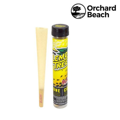 RAW x Orchard Beach | Lemon Tree Terpene Infused Pre-Rolled Cone | King Size