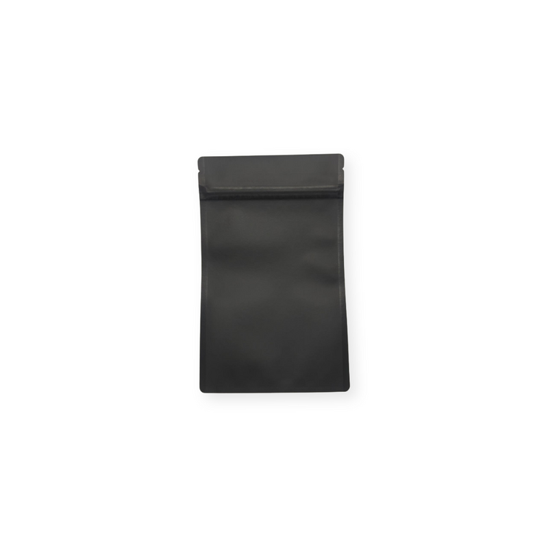 Matte Black Mylar 3.5g Bag | Tamper Evident | 100pc
