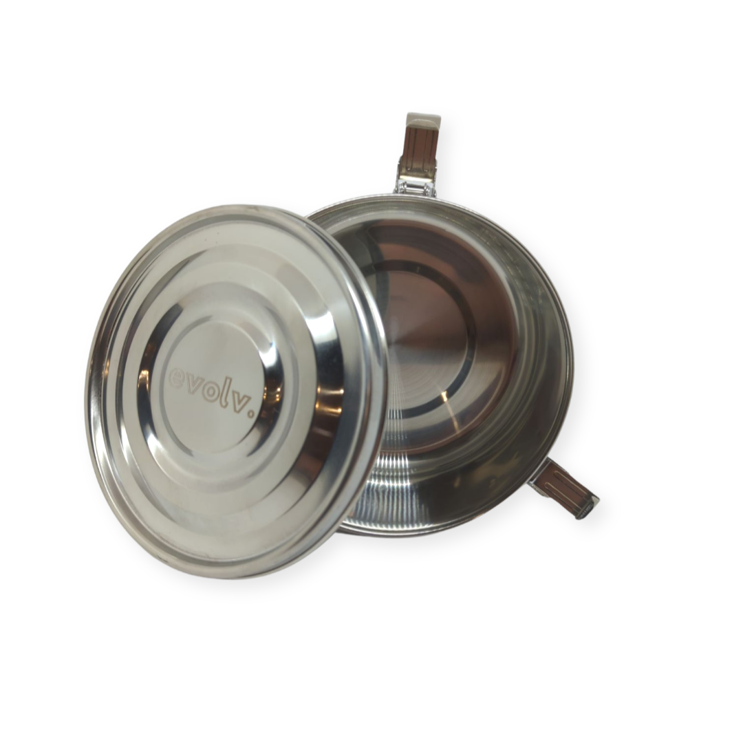 EVOLV 1L Concentrate Curing & Storage Container | Stainless Steel | Si