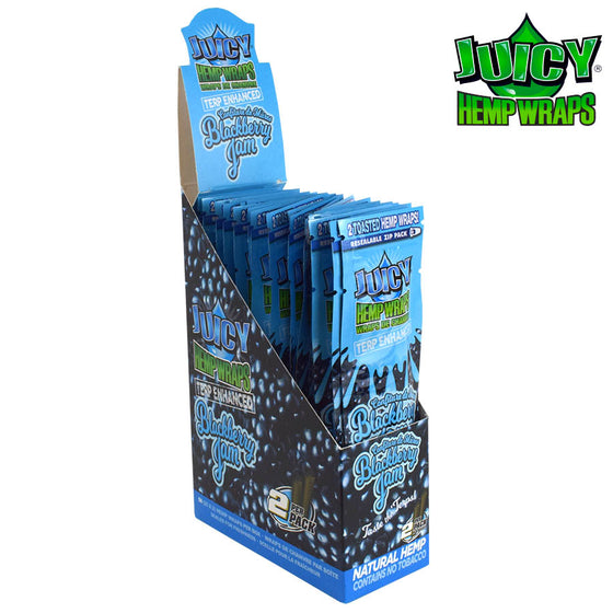 Juicy Terp Enhanced Hemp Wraps - Blackberry Jam