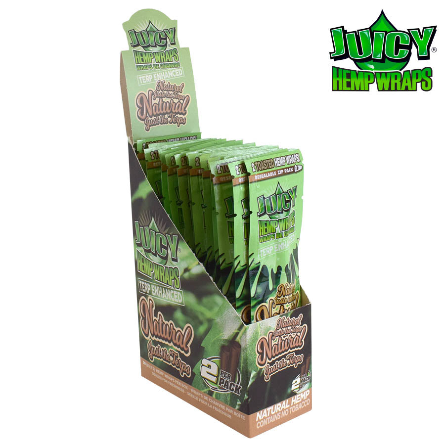 Juicy Terp Enhanced Hemp Wraps - Natural