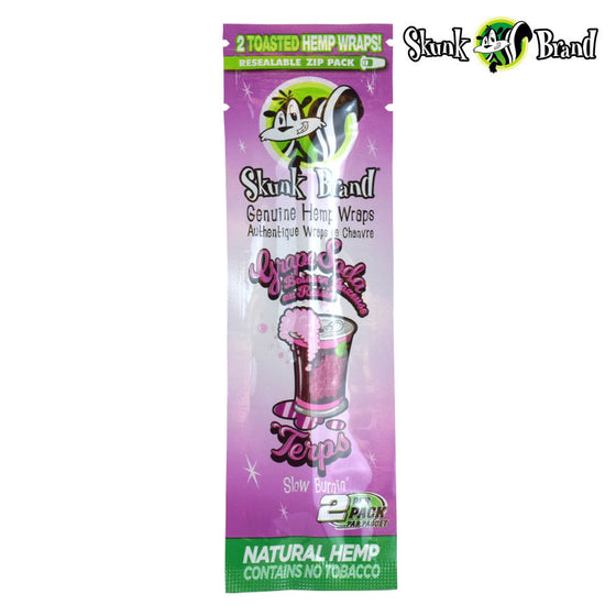 Skunk Terp Enhanced Hemp Wraps - Grape Soda