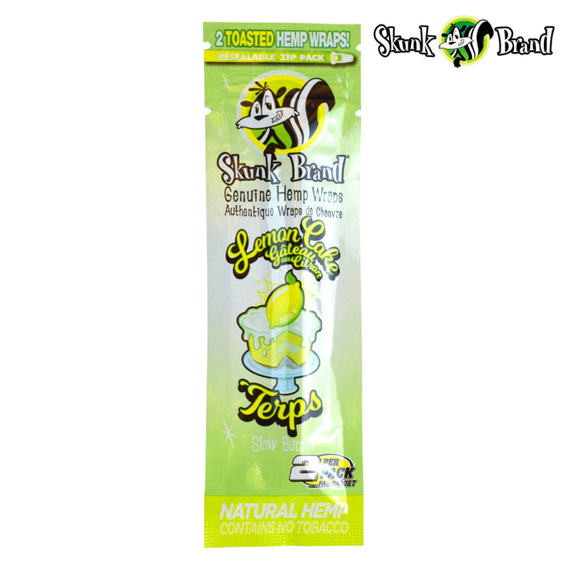 Skunk Terp Enhanced Hemp Wraps - Lemon Cake
